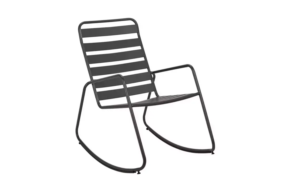 Steel garden rocking chair