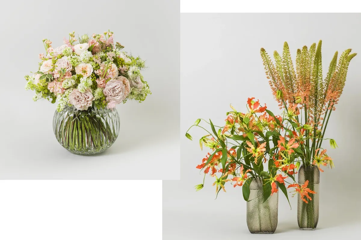 Moyses Stevens Flowers arrangements in vases