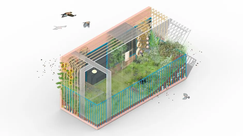 JAY DAY, Balcony Garden, designed by Alison Orellana Malouf & Su-Yeon Choi, RHS Chelsea Flower Show 2022.