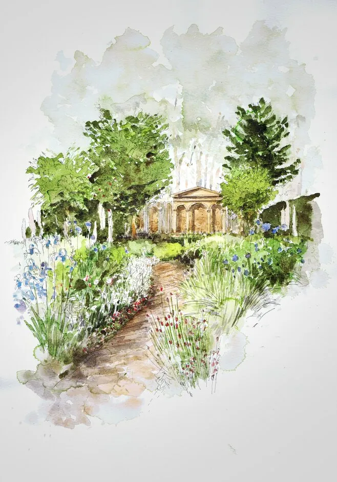 Original designs for The RNLI Garden, Show Garden, designed by Chris Beardshaw, RHS Chelsea Flower Show 2022.