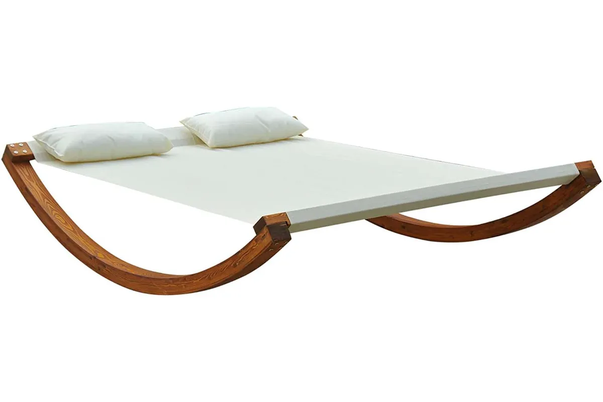 Outsunny Garden Day Rocking Bed on a white background