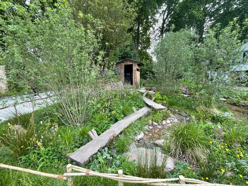 A Rewilding Britain Landscape at Chelsea Flower Show 2022, designed by Lulu Urquhart and Adam Hunt
