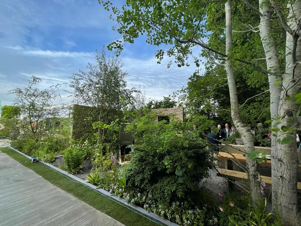 Brewin Dolphin Garden, Chelsea Flower Show garden 2022 designed by Paul Hervey-Brookes