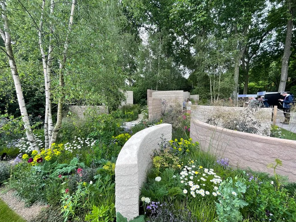 The Mind Garden at RHS Chelsea Flower Show 2022, designed by Andy Sturgeon