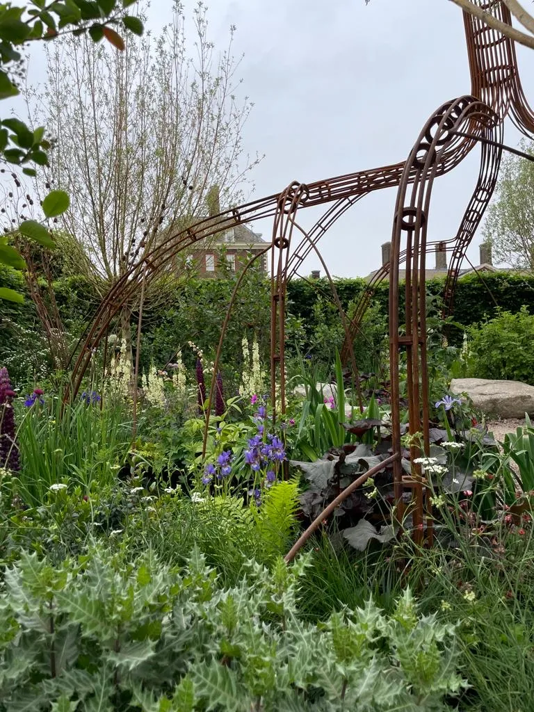 Hands Off Mangrove Show Garden at Chelsea Flower Show 2022, designed by Tayshan Hayden-Smith and Danny Clarke
