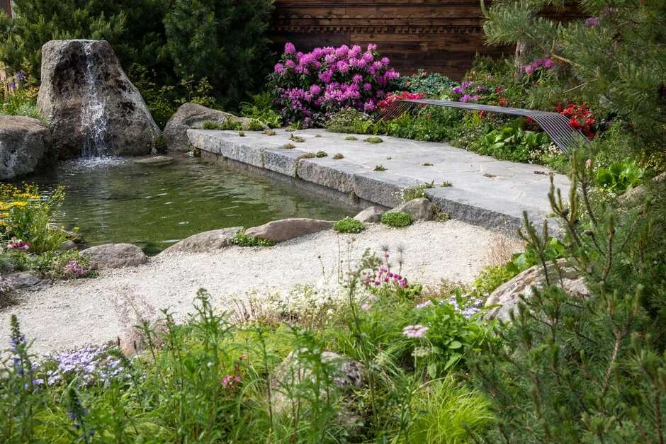 A Swiss Sanctuary, designed by Lilly Gomm at RHS Chelsea Flower Show 2022
