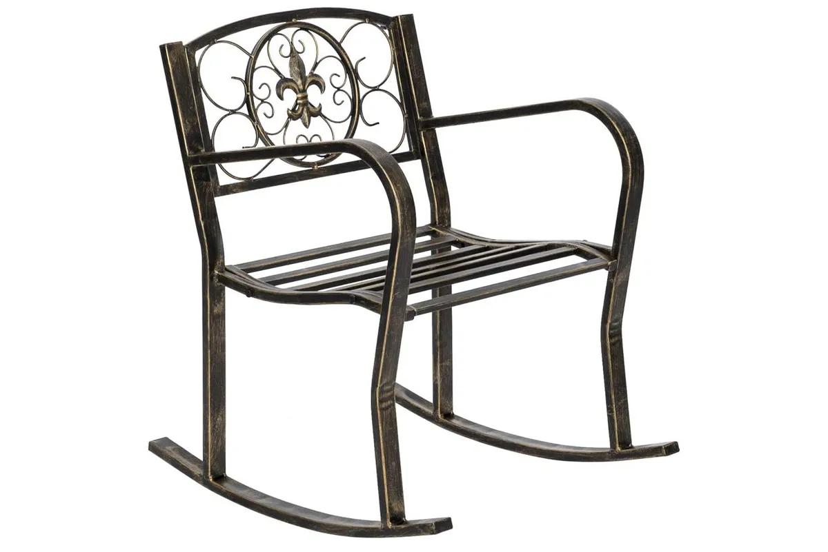 Iron rocking chair
