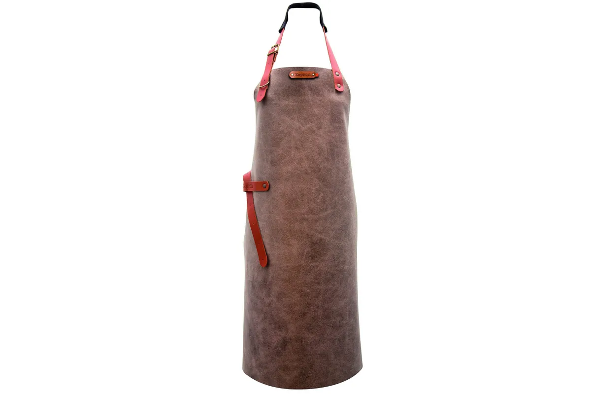 Bovine Leather Apron on a white background