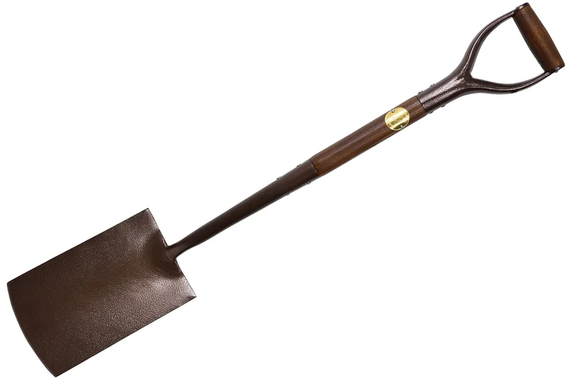 Burgon and Ball National Trust spade on a white background