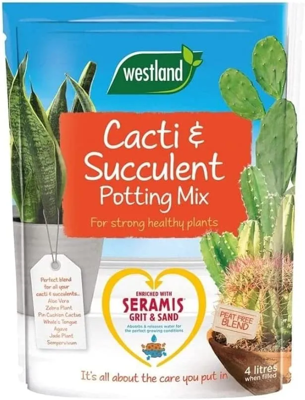 Westland Potting mix Peat-free Cacti & succulent Compost 4L