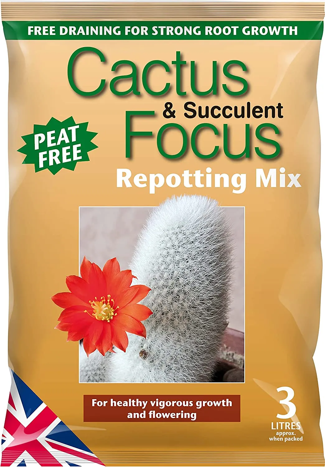 Growth Technology Cactus & Succulent Peat-Free Repotting Mix