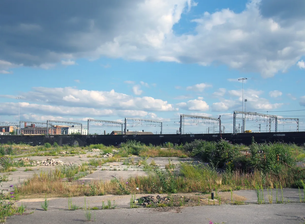 A large unused urban brownfield site in Leeds