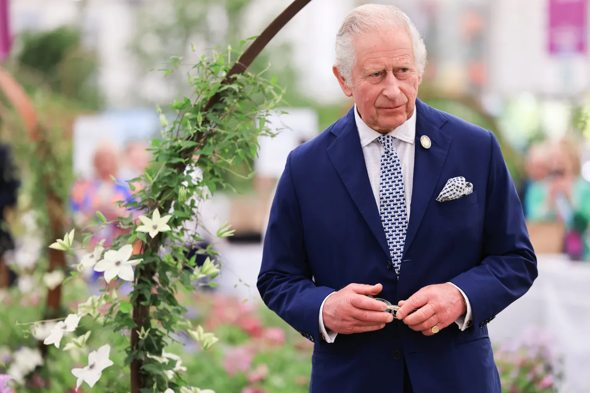 King Chalres III visits The Chelsea Flower Show 2023.