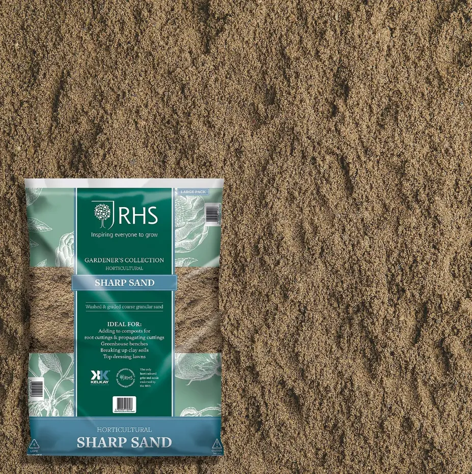 RHS Horticultural Sharp Sand Large Pack - 20kg
