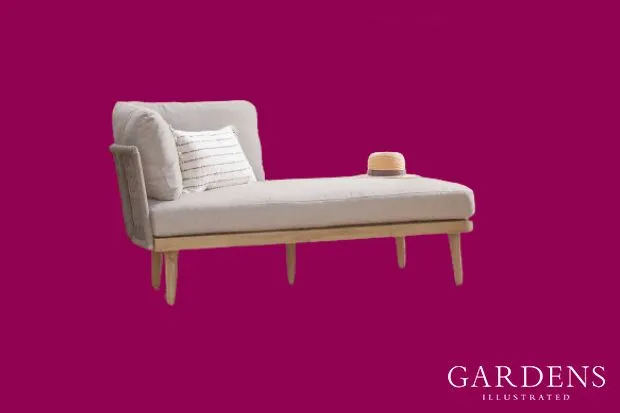 Capri Chaise lounger on a pink background