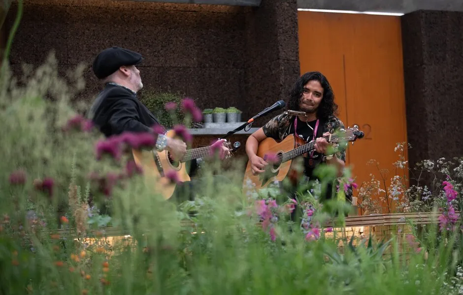 Musicians at last year's Chelsea Flower Show