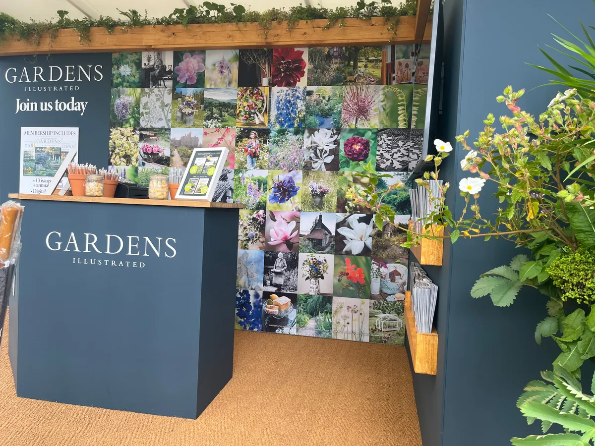 Gardens Illustrated stand at Chelsea Flower Show