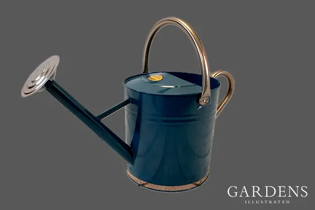 9L Heritage Blue & Copper Metal Watering Can