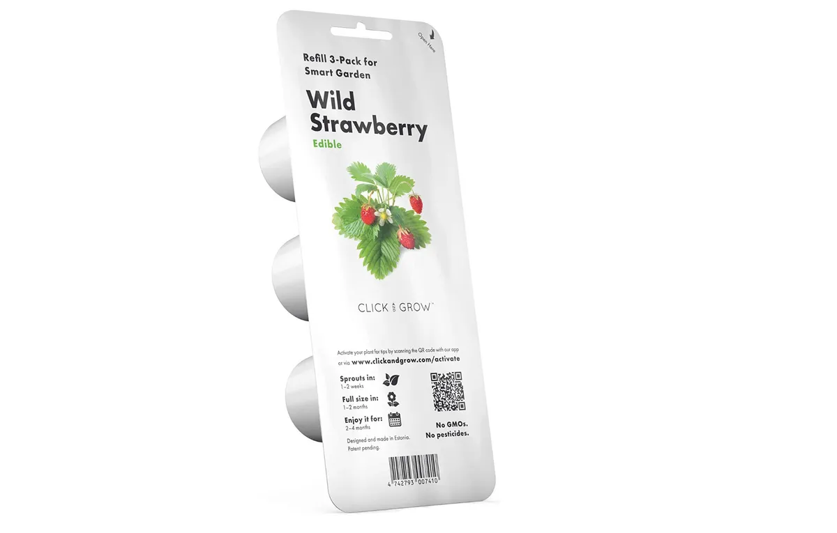 Wild strawberry refill pack from Click and Grow