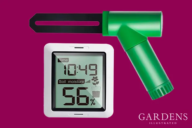 Hiltex Soil Moisture Meter | Indoor/Outdoor Plant Monitor Humidity Hygrometer Sensor