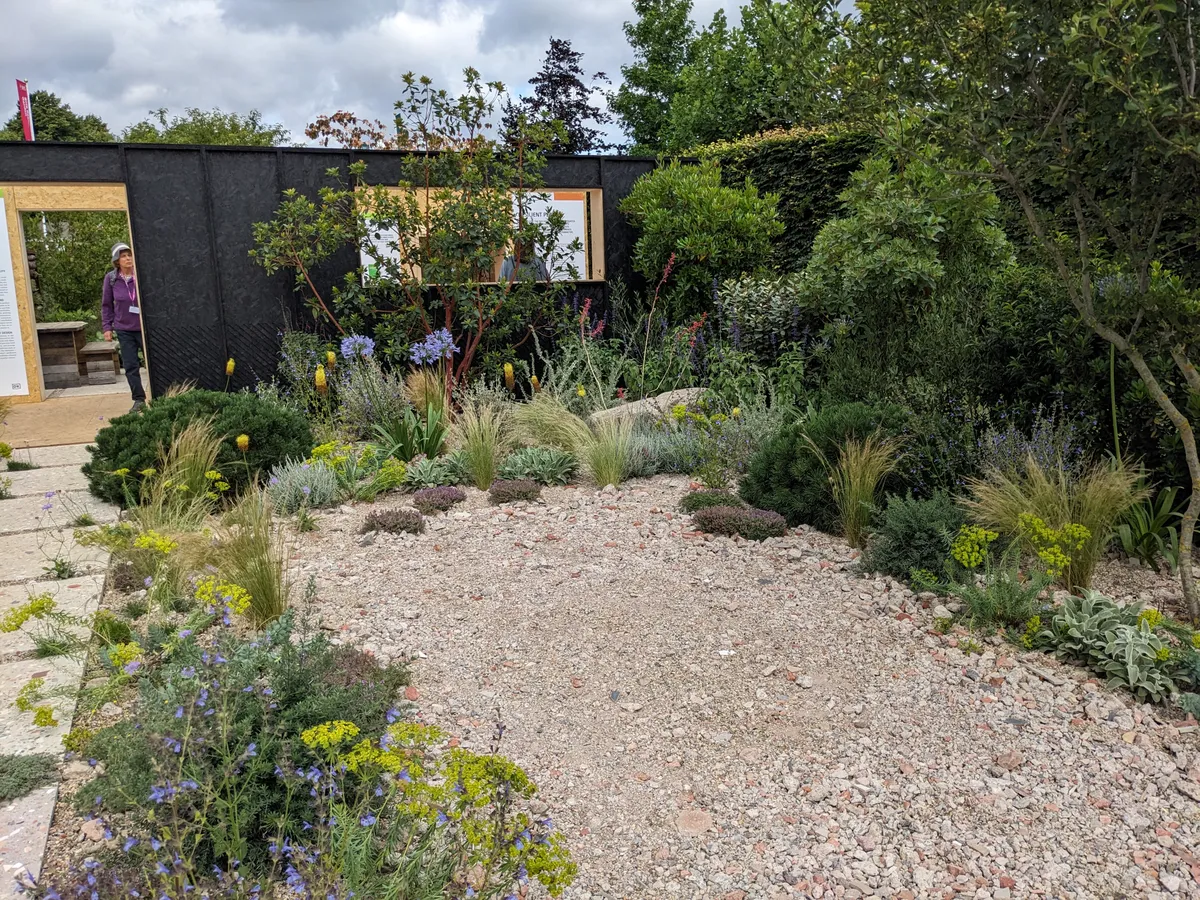 RHS Resilient Garden, designed by Tom Massey - front garden