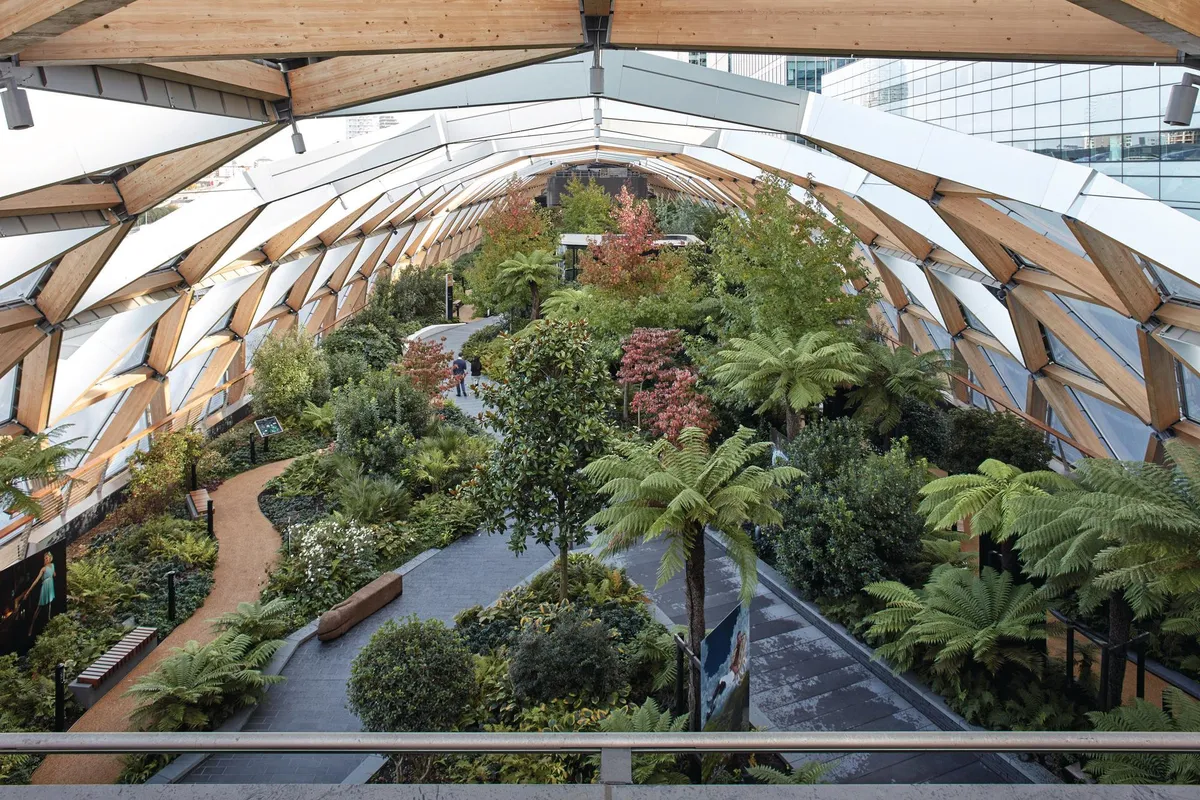 Crossrail Place roof garden