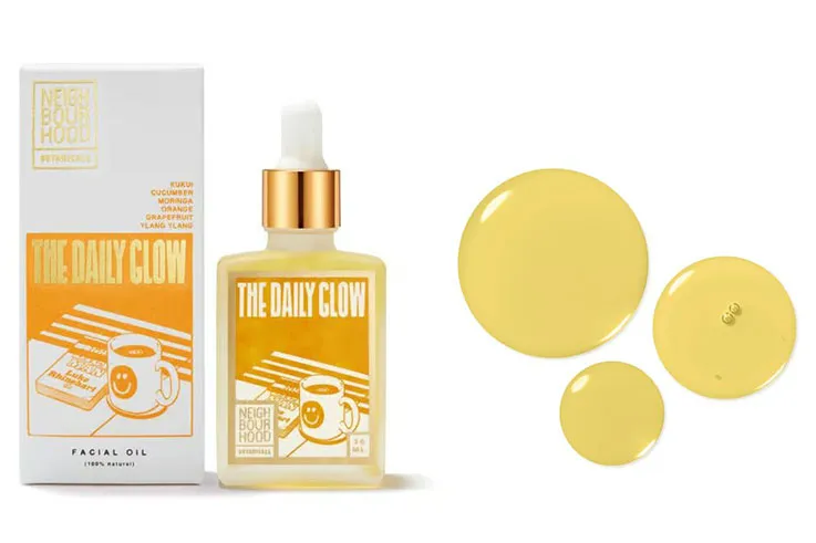 Neighbourhood Botanicals The Daily Glow Facial Oil on a white background