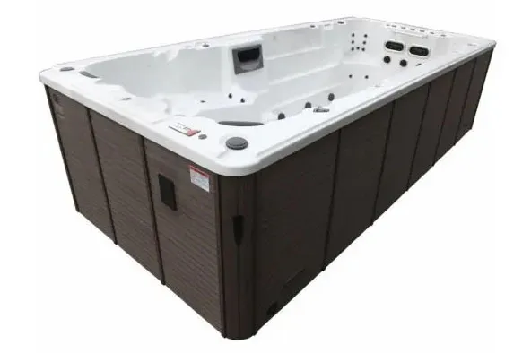 Canadian Spa St Lawrence 16ft 72-Jet Swim Spa on a white background