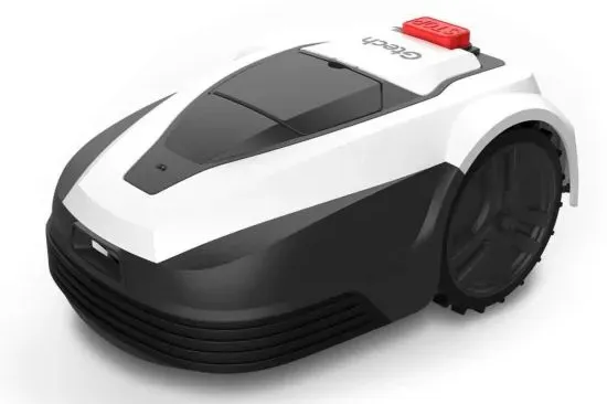 Gtech RLM50 Robot Lawnmower on a white background