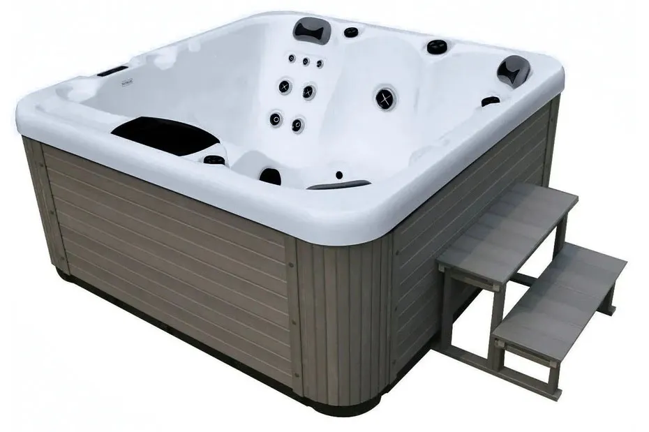 Outdoor Sun 5 Person Hot Tub on a white background