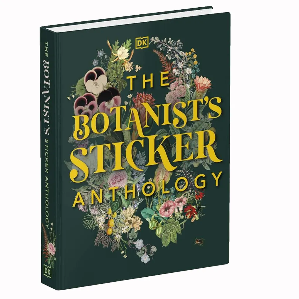 The Botanist’s Sticker Anthology on a white background