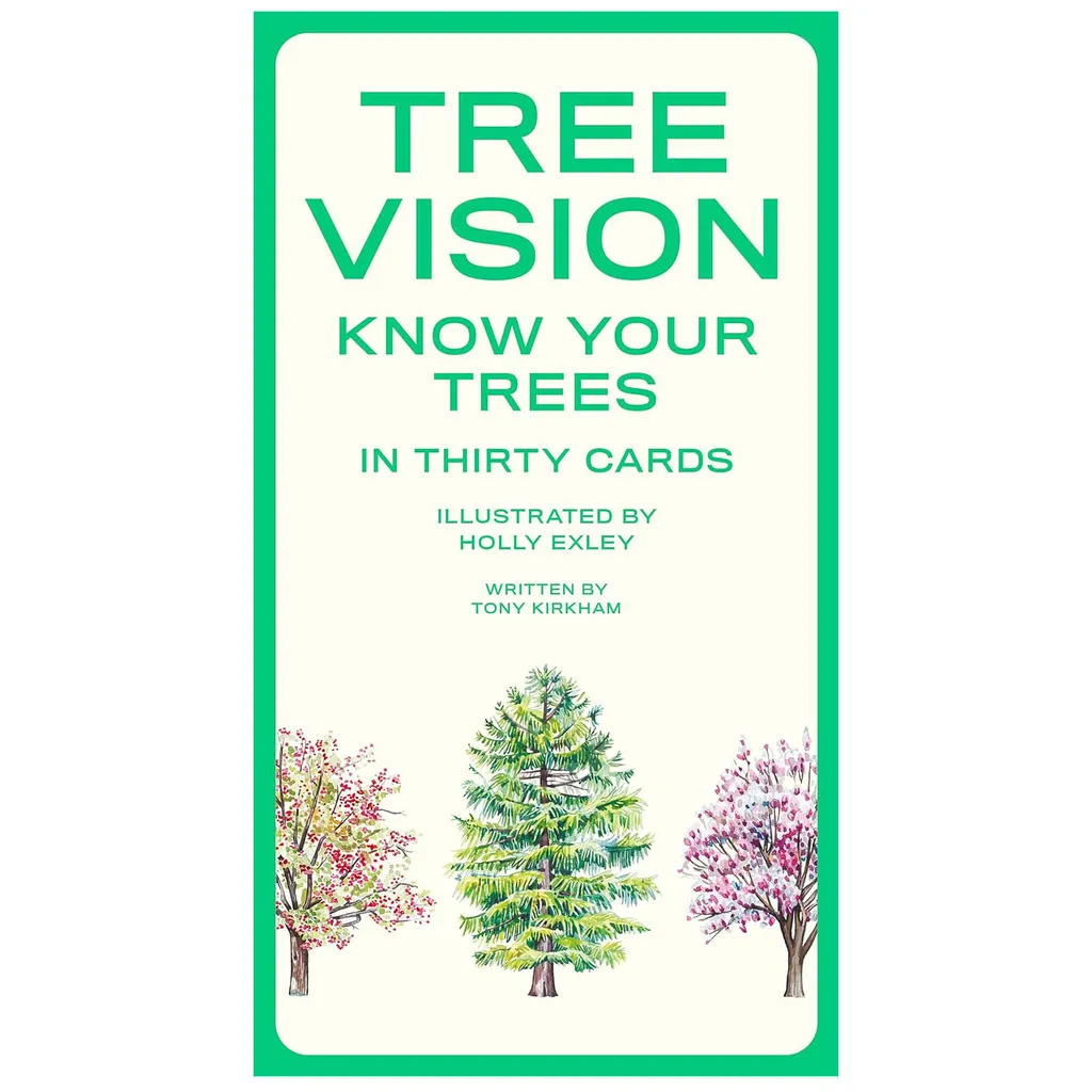 Tree Vision: Know Your Trees in 30 Cards on a white background