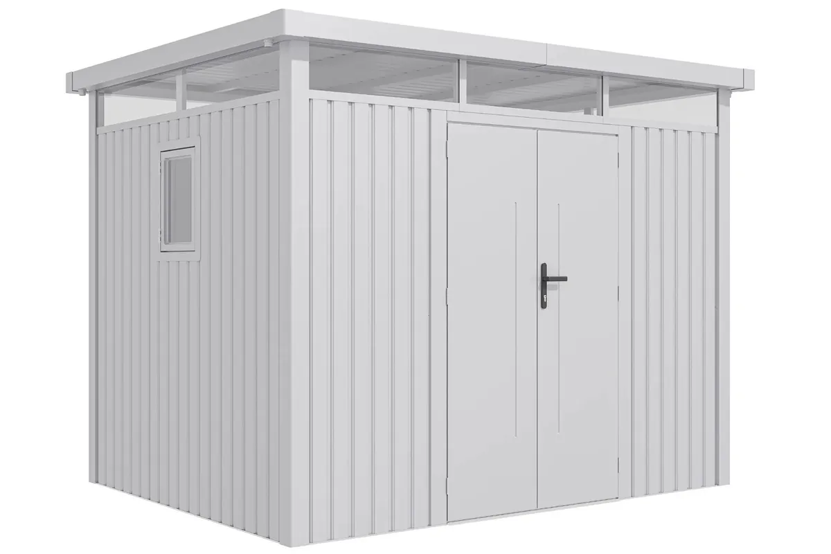 BillyOh Centro Pent Metal Shed on a white background