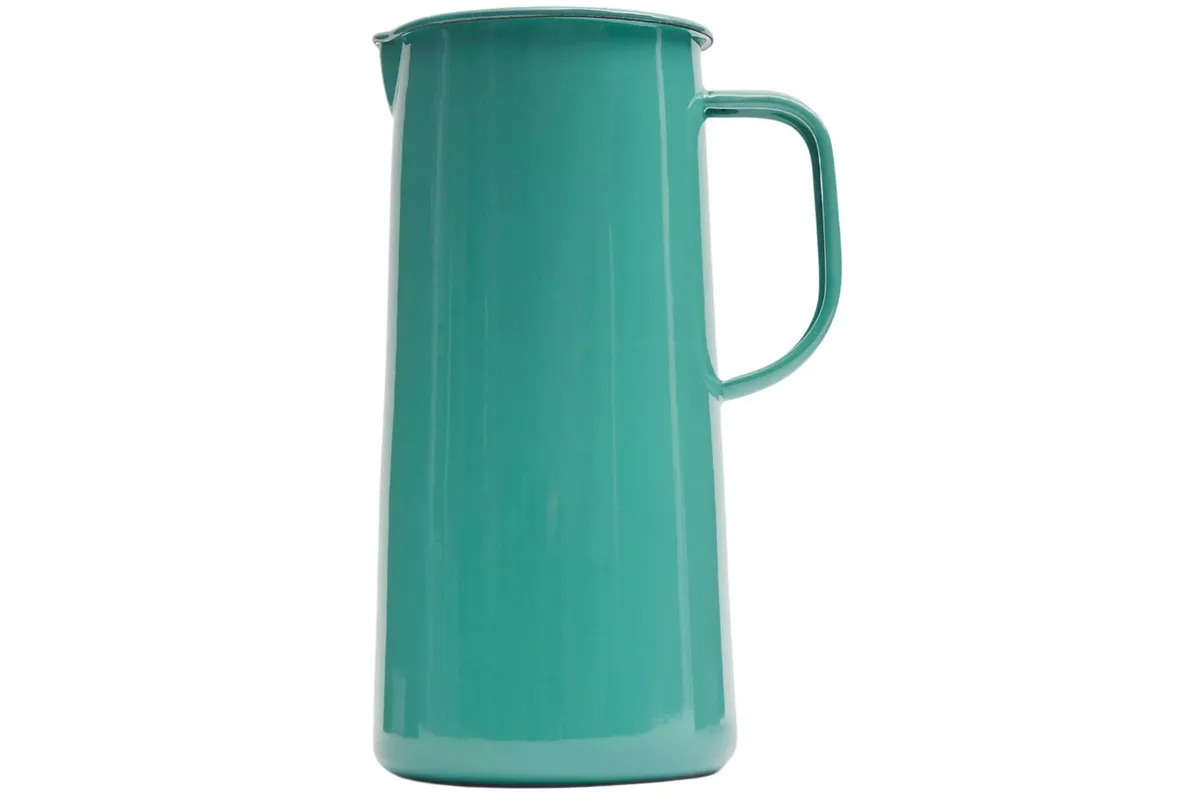 Falcon Enamelware 3-pint jug on a white background