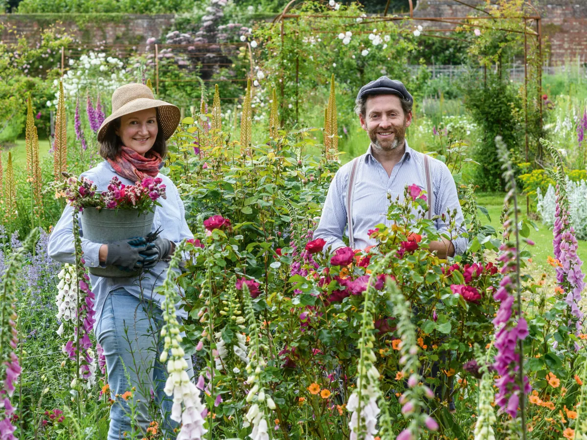 Victoria and Barney Martin of Stokesay Flowers