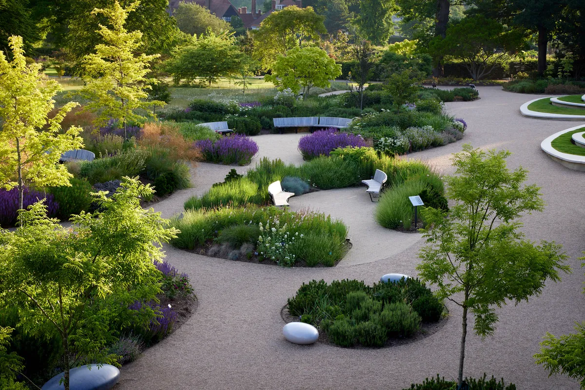 Wellbeing Garden at RHS Wisley designed by Matt Keightley