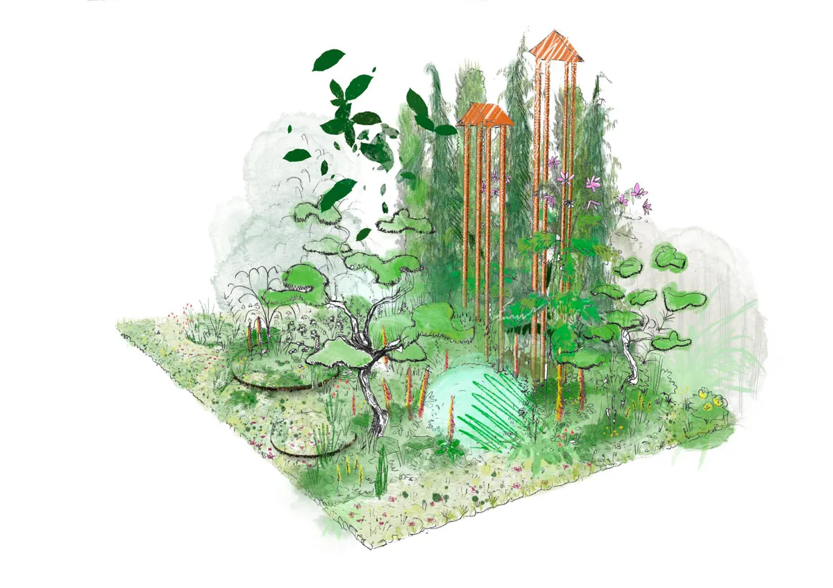 The Size of Wales Garden, RHS Chelsea Flower Show 2024