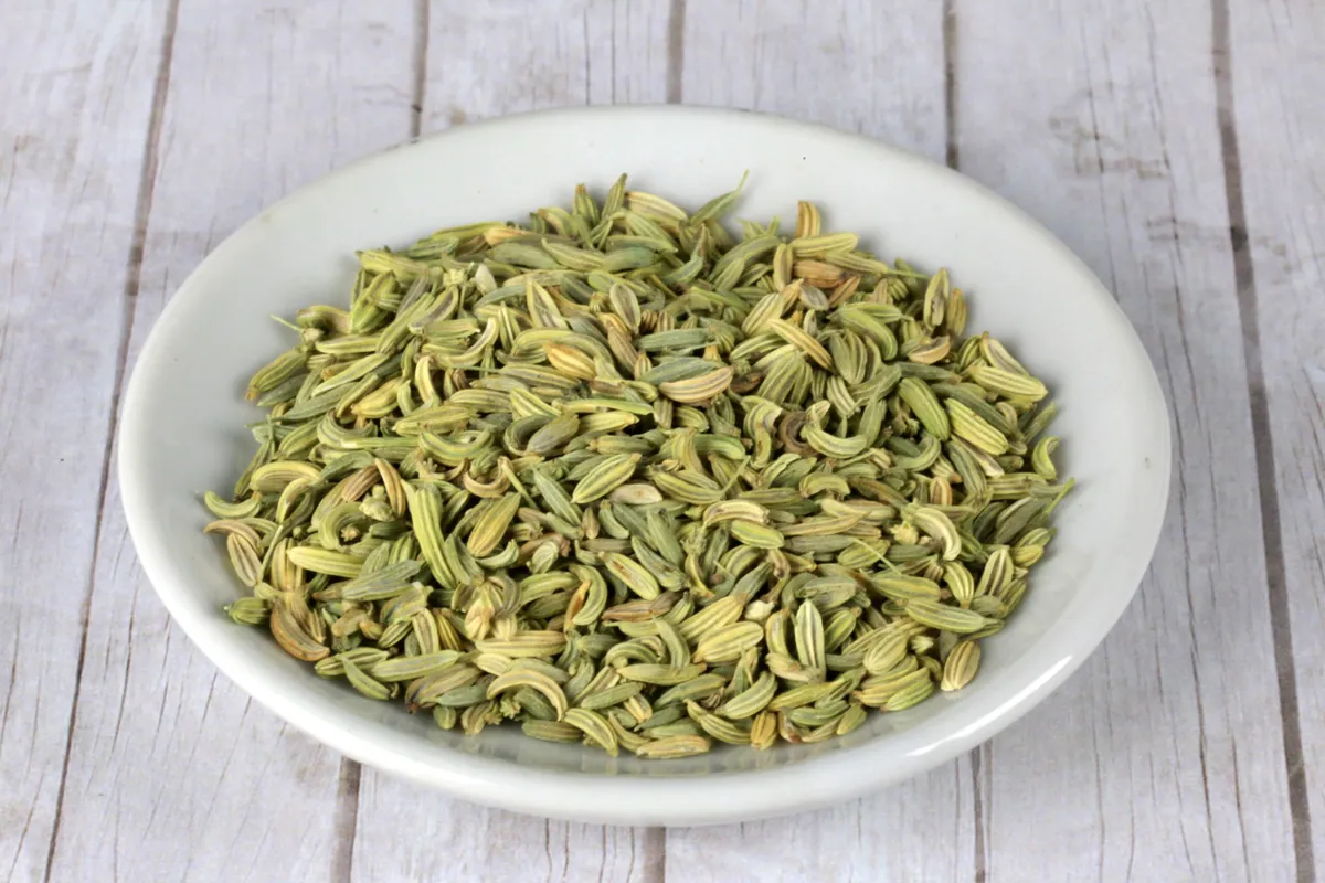 Fennel Plant Seeds in a dish