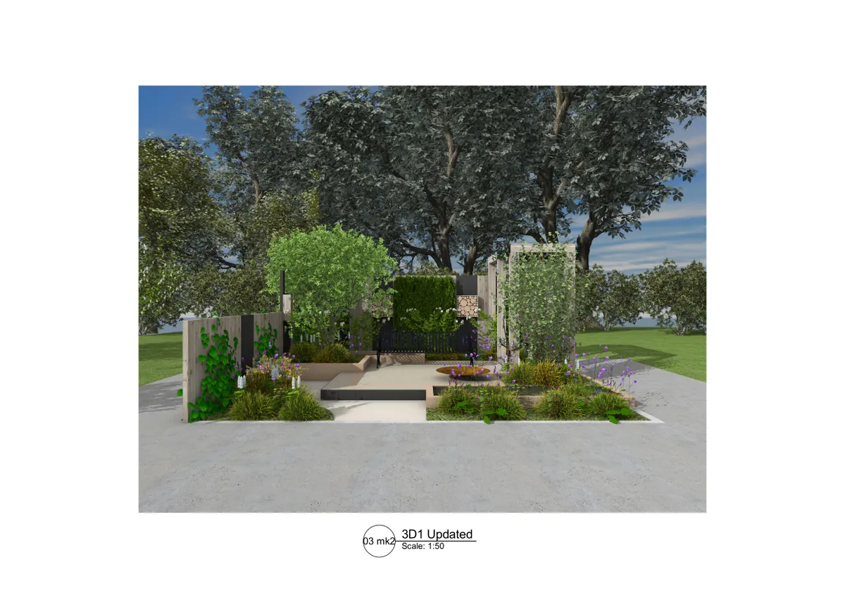 Hampton Court Palace Garden Festival 2024: A Four Season Sanctuary designed by Tim Jennings