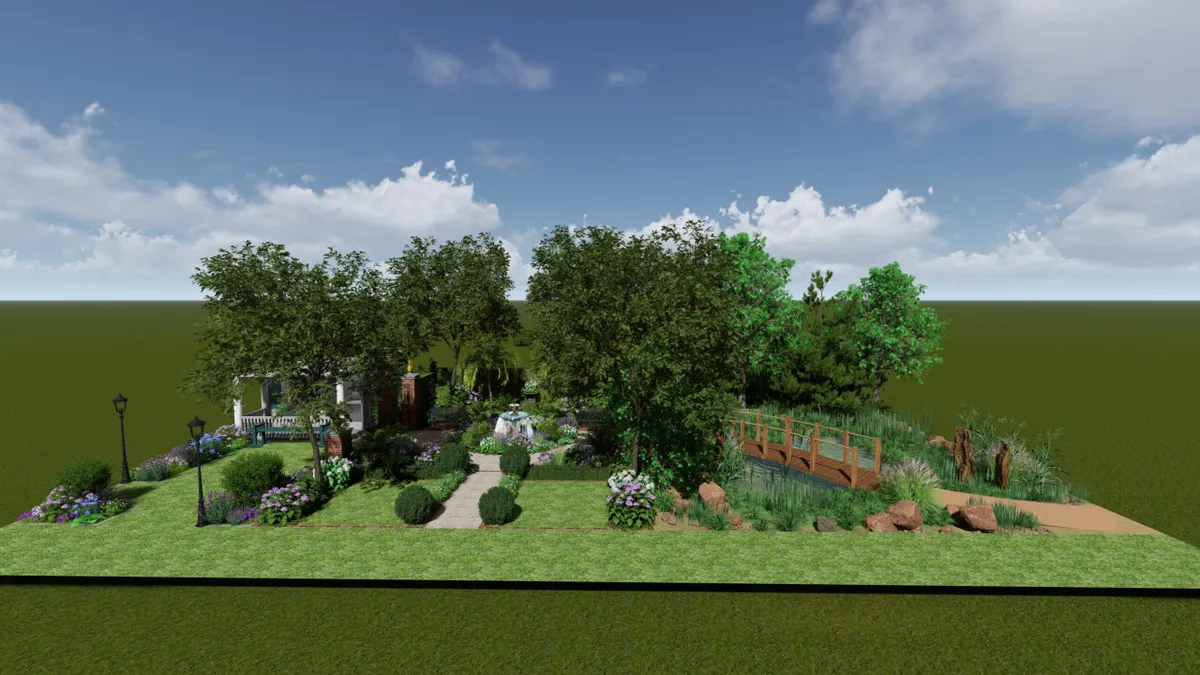 Hampton Court Palace Garden Festival 2024: The Explore Charleston Garden designed by Sadie Stowell - Show Garden