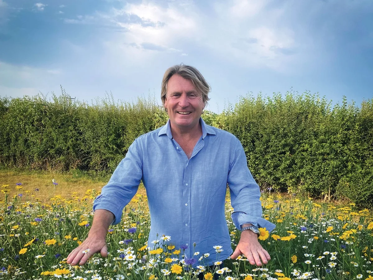 David Domoney_Author_preview Man stood amongst wildflowers
