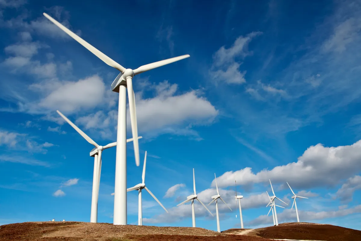 How many wind turbines would be needed to power the whole of the UK? © Getty Images