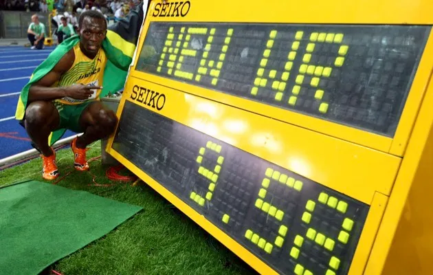 Bolt out of the blocks (© Alexander Hassenstein/Bongarts/Getty Images)