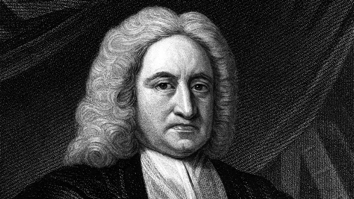 Edmond Halley, (1656-1742) and English astronomer and mathematician, after whom a comet is named. Photo by Michael Nicholson © Getty