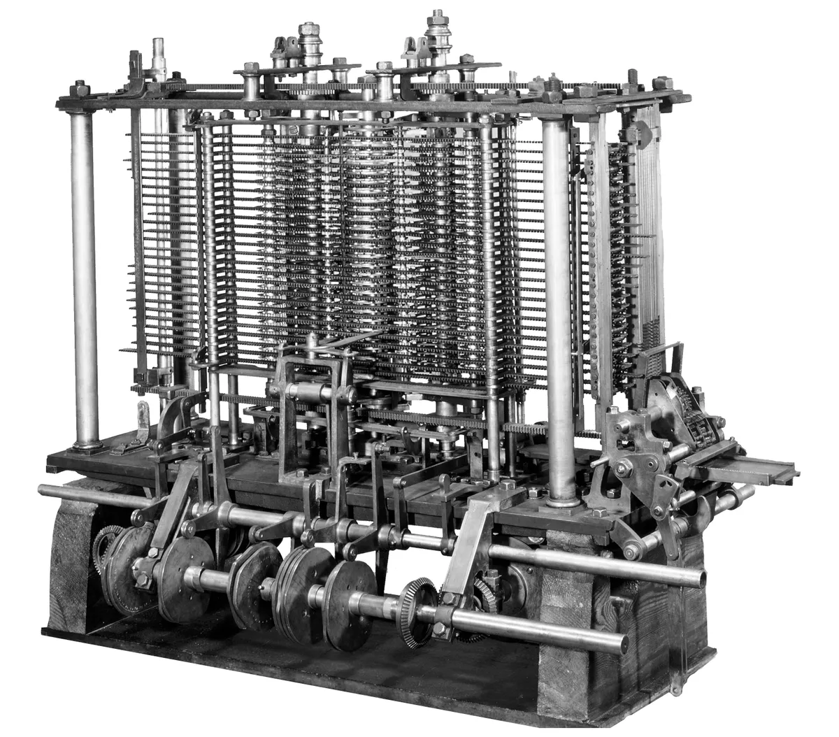 Model of Charles Babbage's analytical engine © Getty