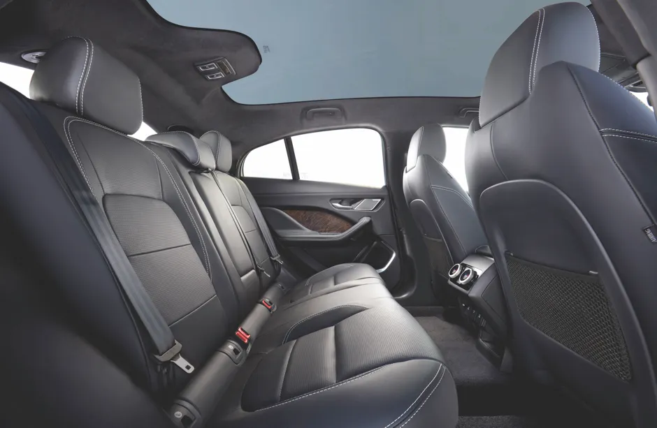 There’s plenty of room in the back to accommodate passengers in typical Jaguar luxury © Jaguar Land Rover/Newspress