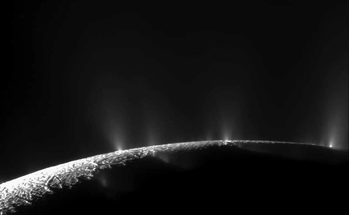 Geysers of Enceladus © NASA