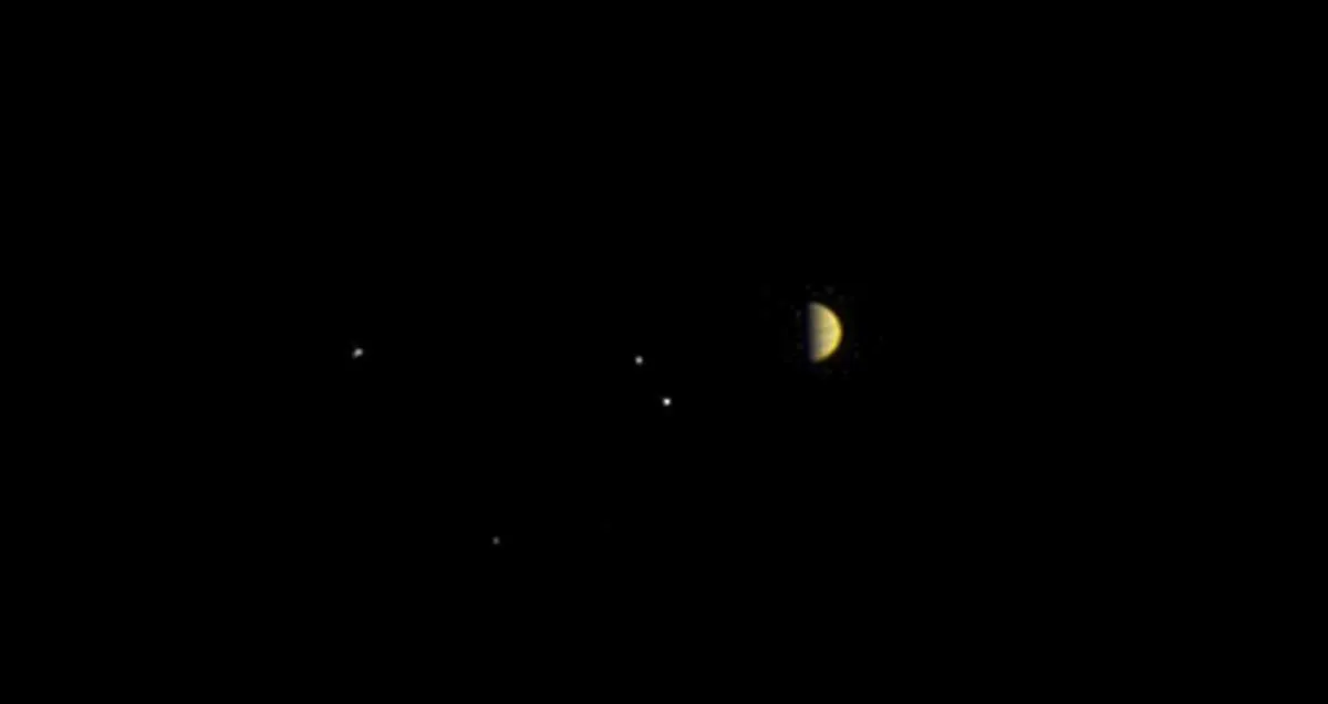 Juno's approach © NASA/JPL-Caltech/SwRI/MSSS