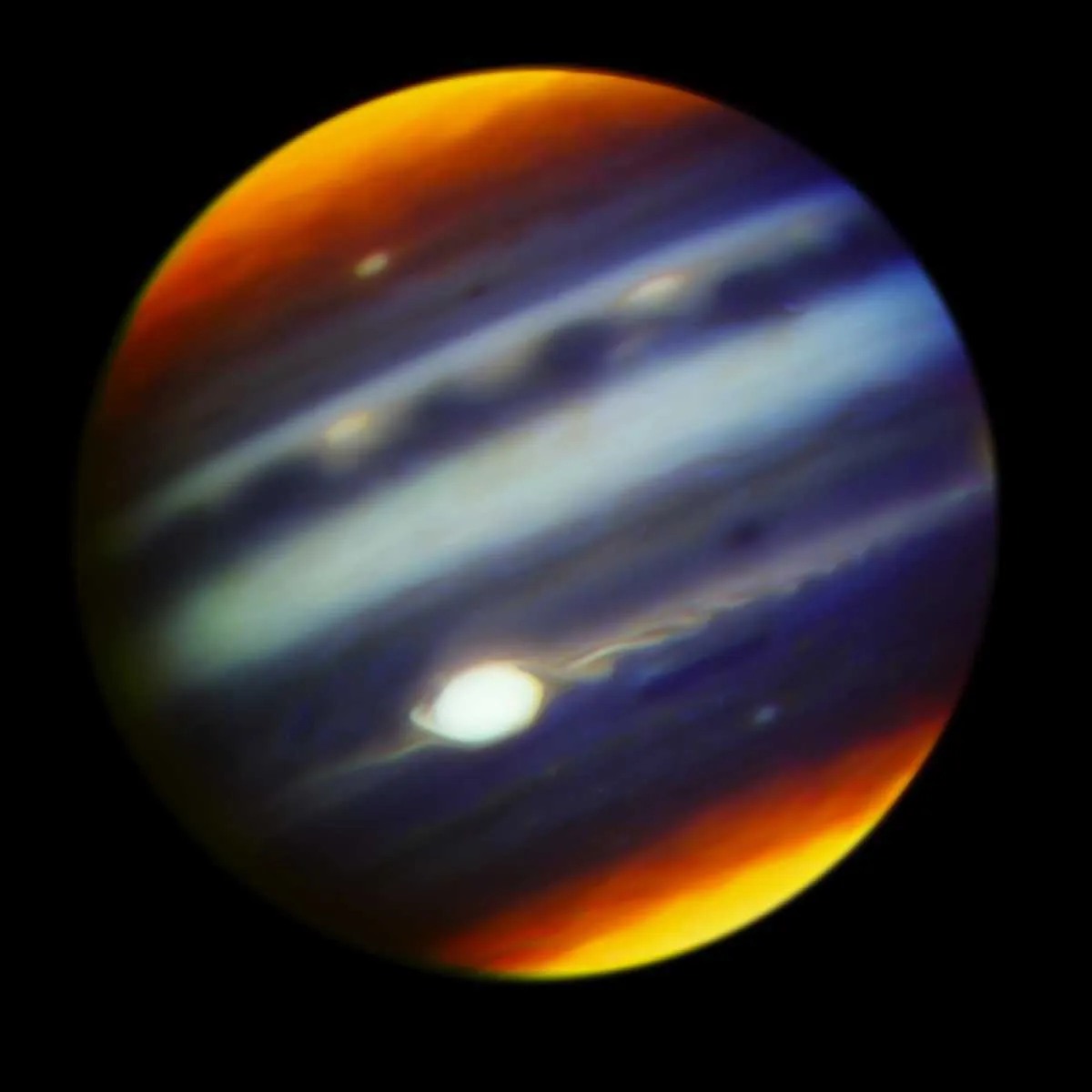 Jupiter near infrared © Gemini Observatory/AURA/NASA/JPL-Caltech