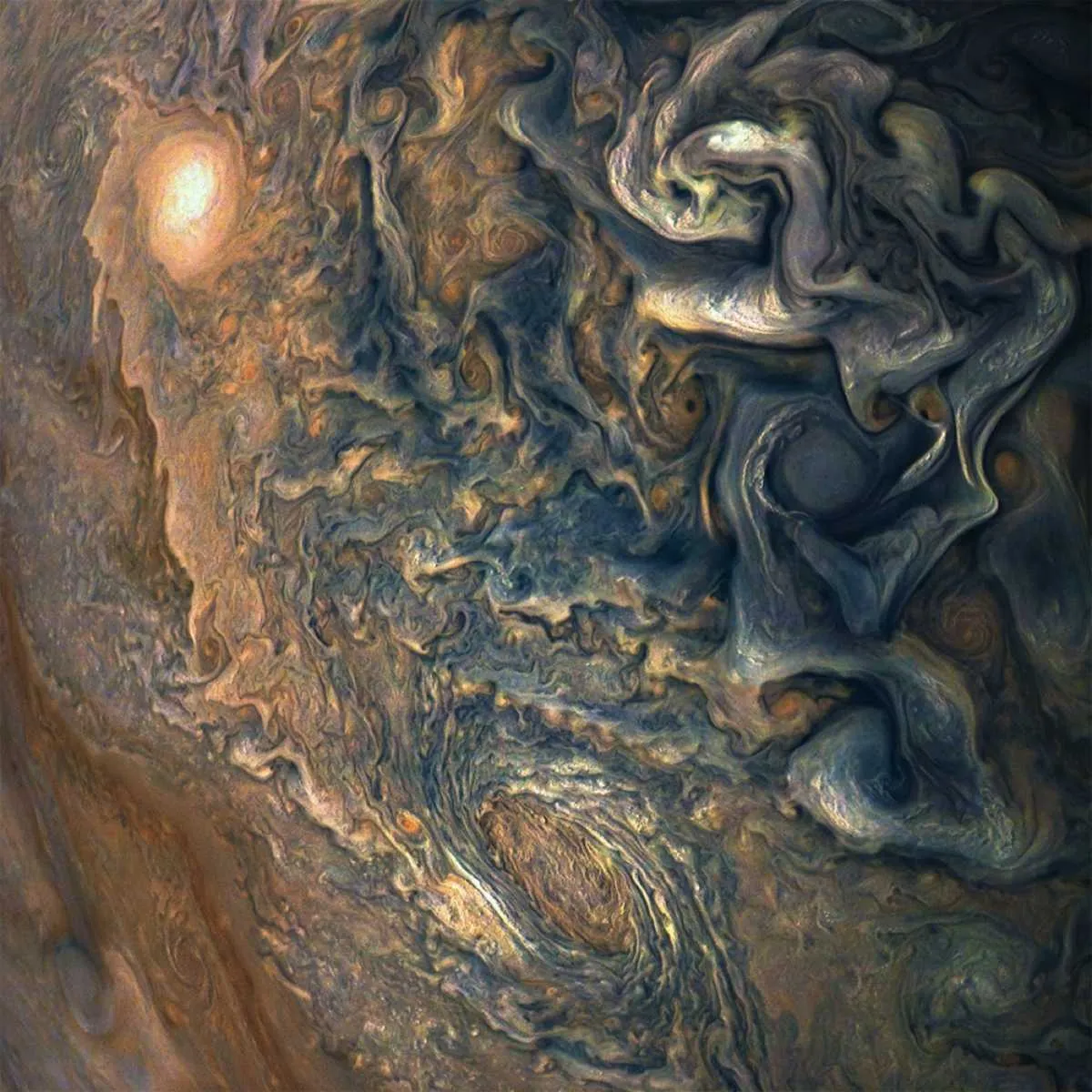 Jupiter's clouds © NASA/JPL-Caltech/SwRI/MSSS/Gerald Eichstadt/Sean Doran